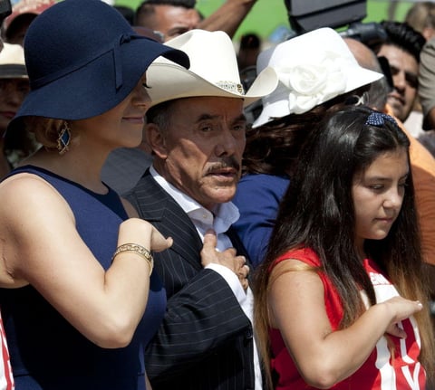 Al evento asistieron los familiares de la difunta estrella.