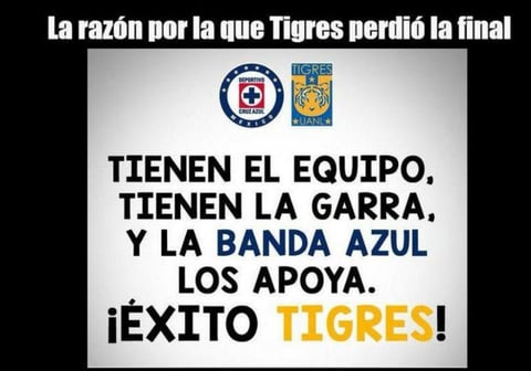Finalmente el apoyo de la M&aacute;quina pareci&oacute; hundir a los Tigres.