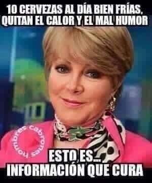 La famosa "información que cura" se hizo presente en los memes.