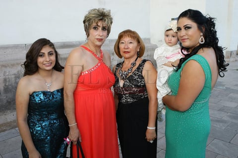 Claudia, María, Alejandra y Maru.