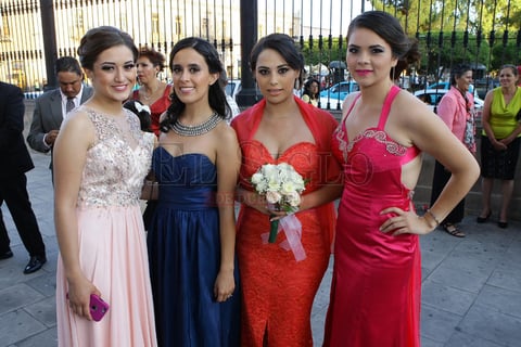 Gaby, Martha, Mónica y Vero.