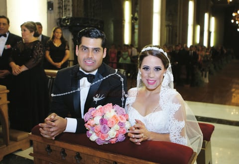 Pamela Gil Partida contrajo nupcias con Marco Antonio Hernández Haro, en una emotiva ceremonia que tuvo lugar en Catedral Basílica Menor.