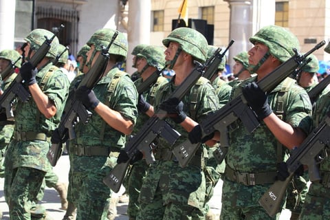 El desfile de 16 de septiembre, es una de las oportunidades para que los militares sean reconocidos.