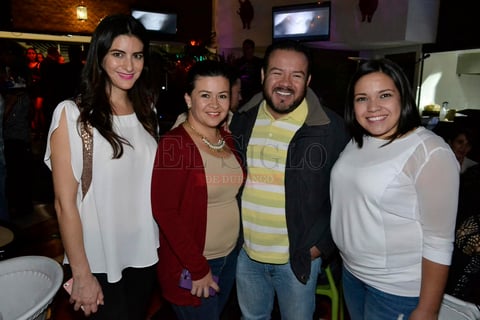 Silvia, Fabiola, Francisco y Vicky.
