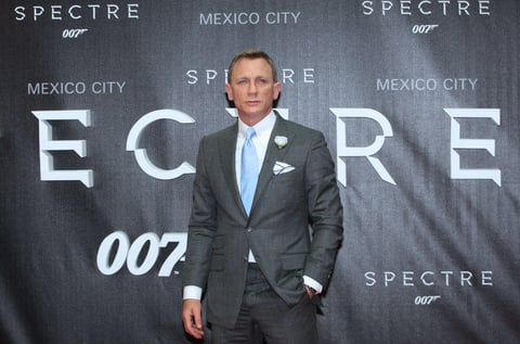Daniel Craig encabez&oacute; la lluvia de estrellas del estreno de la nueva cinta de "James Bond" en M&eacute;xico.