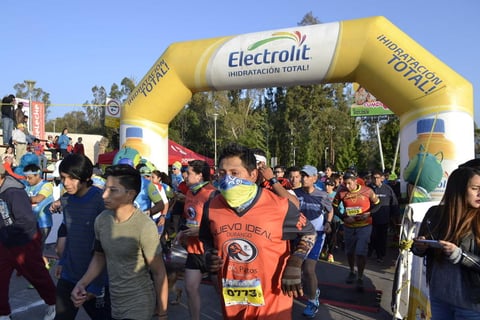 Los participantes mantuvieron el ritmo