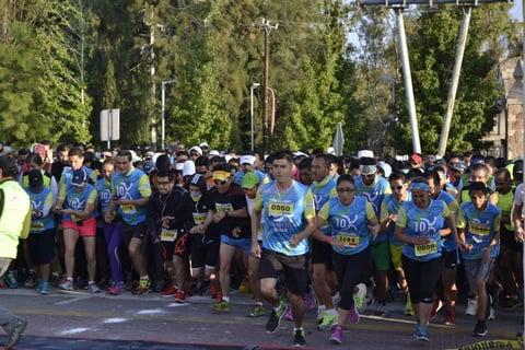 En punto de las 08:00 horas se dio el banderazo de salida.