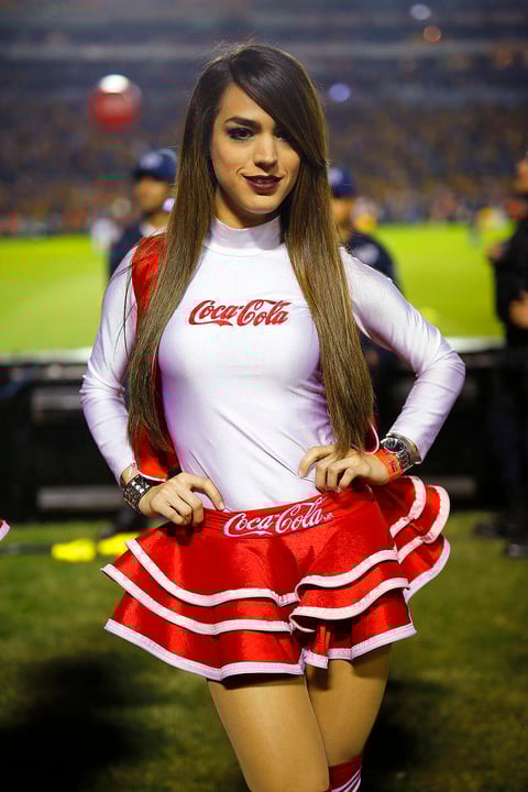 Posando en el 'Volc&aacute;n'.