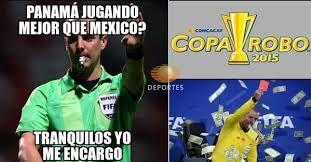 El partido entre M&eacute;xico y Panam&aacute;, disputado en la Copa Oro, fue v&iacute;ctima de los 'memes' debido a los controversiales errores arbitrales.