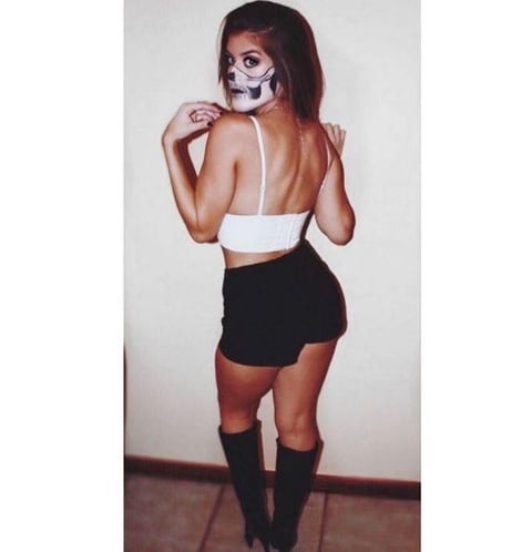 As&iacute; se disfraz&oacute; para Halloween.