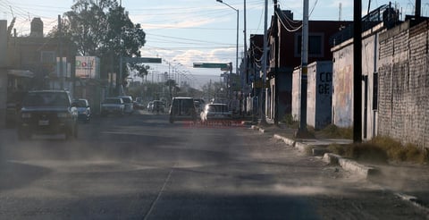 El polvo estuvo presente a lo largo de toda la jornada del s&aacute;bado.