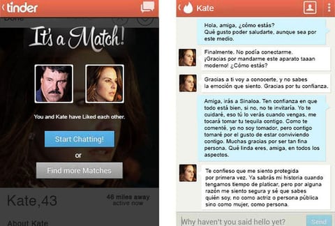 Usuarios parodiaron la conversaci&oacute;n que la actriz Kate del Castillo tuvo con &ldquo;El Chapo&rdquo;.