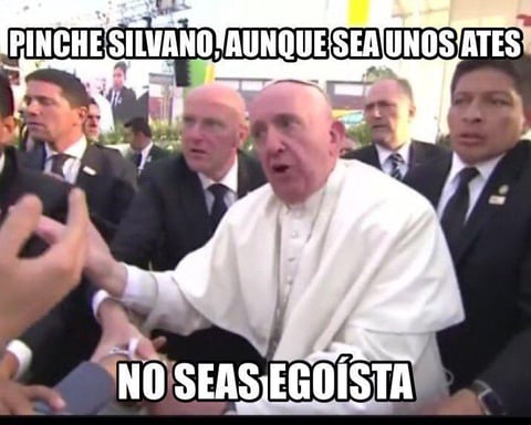 Los tuiteros tomaron con humor el enojo del Papa Francisco.
