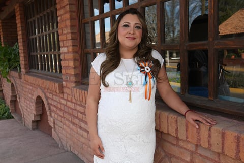 Cristina Garcíz Soto espera a su hijo a finales de febrero.