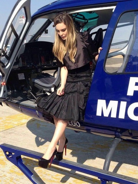 Belinda dio de qu&eacute; hablar por usar un helic&oacute;ptero de la Polic&iacute;a de Michoac&aacute;n para asistir a un acto del Papa Francisco. Ella se defendi&oacute; y dijo que lo hizo por seguridad, adem&aacute;s de que no fue exclusivo, sino que iban m&aacute;s personas.