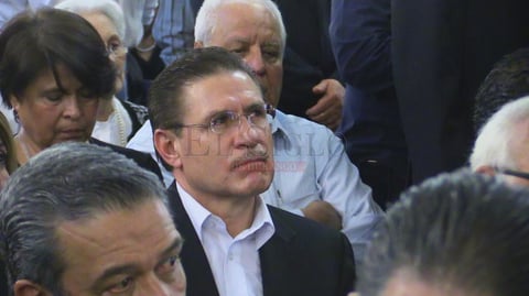 Jos&eacute; Rosas Aispuro, candidato panista a la gubernatura, se encontraba entre los asistentes.