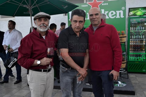 Juan Gutiérrez, Ricardo Soto y Carlos Quiñones.