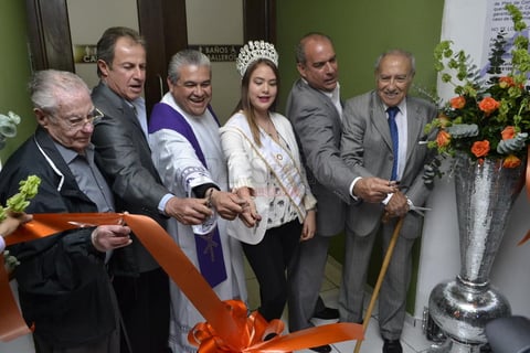 El corte de listón estuvo encabezado por el presidente del Club Campestre, Alfredo Campos Stenner.