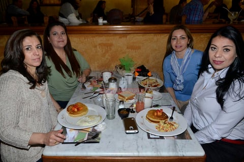 Aracely Godínez, Lulú Nava, Olga Rodríguez y Alma Cardoza.
