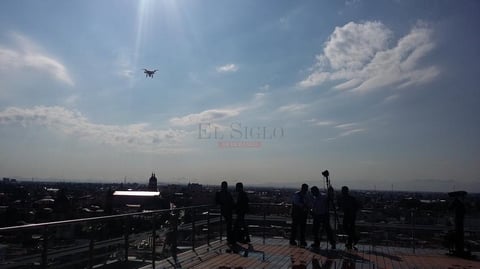 Desde el mirador 360º del Cerro del Calvario, en la ciudad de Durango.