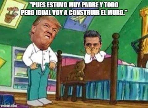 La reunión EPN-Trump en memes