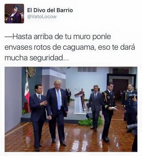 La reunión EPN-Trump en memes