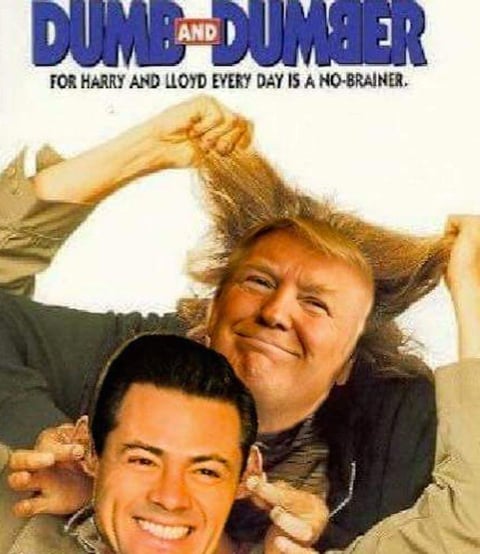 La reunión EPN-Trump en memes