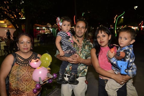 Miguel, Yazmín, Jared, Maydelin y Araceli.