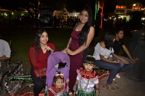 Yeneli, Fernanda, Alison y Naomi.