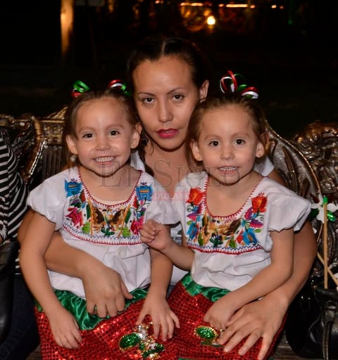 Fernanda, Regina y Laura García.
