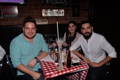 Luis, Daniela y Óscar.