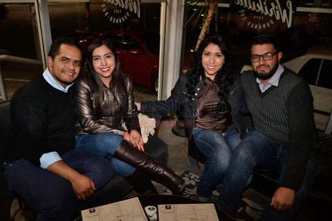 Ricardo, Nubia, Lulú e Iván.