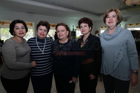 Norma Ovaye, Mague, Rosy, Yoya y Tere González.