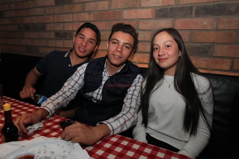 Víctor, Jorge y Ximena.