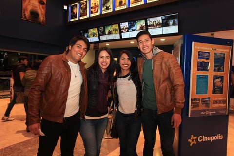 Nubia, Adriana, José y Anwar.