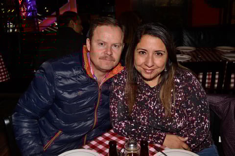 Sergio Ortega y Fabiola Covarrubia.