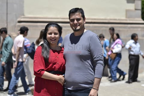 Fátima Vázquez e Israel Luna.