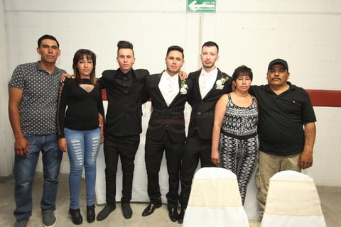 Muy contentos estuvieron en el festejo familiar que realizaron con sus seres queridos.