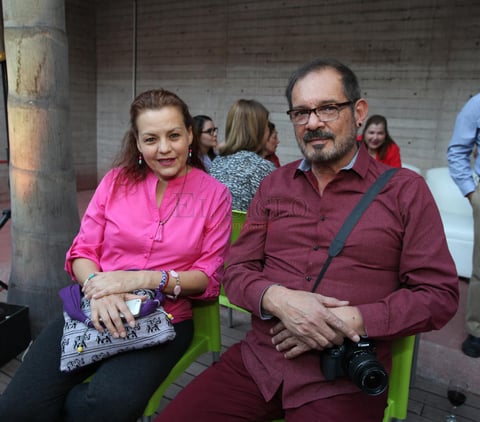 Maru Castañeda y Fernando Andrade.
