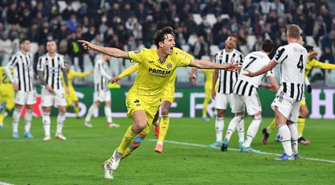 Villarreal golea al Juventus y pasa a cuartos de final de Liga de Campeones