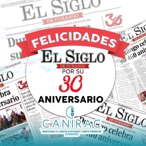 El Siglo de Durango cumplió sus primeros 30 años de vida