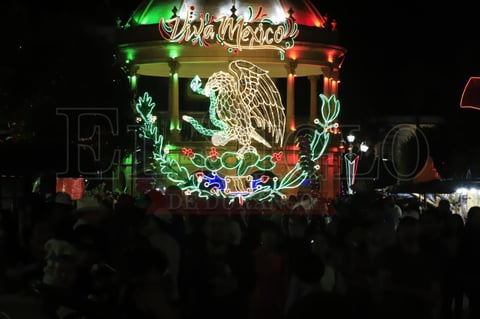 Festejo por el Grito de Independencia en Durango