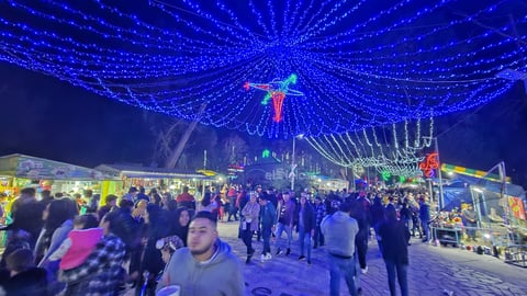 Inauguración del Nacimiento en el Parque Guadiana