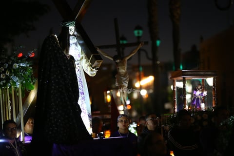 Realizan la Procesión del Silencio por las calles de Durango