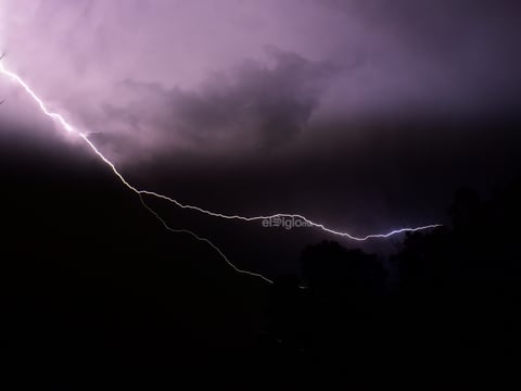 Tormenta eléctrica esta noche en Durango