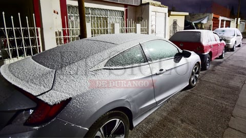 Tormenta invernal en Durango