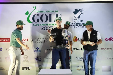 Clausura y premiación del Torneo de Golf del Campestre de Durango
