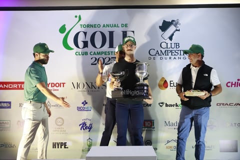 Clausura y premiación del Torneo de Golf del Campestre de Durango