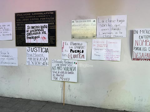 Generación Z de Durango se reunió para dar paso a la marcha que exige mayor seguridad en el país y otras necesidades, además de mostrar su indignación contra partidos políticos.