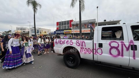 Marcha por el Día de la Mujer en Durango